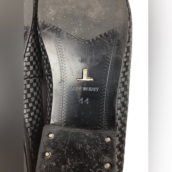 Louis Leeman woven tassel loafers men’s 44 black main image 4